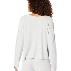 Eberjey Cozy Waffle - Henley Long Sleeve Short PJ Set | Sleepwear -Eberjey Shop 71GbA4EM5L. AC SR736920