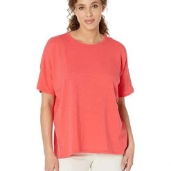 Eileen Fisher Crew Neck Boxy Tee | Shirts & Tops