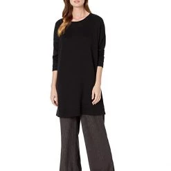 Eileen Fisher Crew Neck Tunic | Shirts & Tops -Eberjey Shop 71JD0JaZysL. AC SR736920