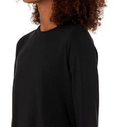 Eileen Fisher Crew Neck Tunic in Fine Stretch Jersey Knit | Shirts & Tops -Eberjey Shop 71Ra10EVHpL. AC SR736920