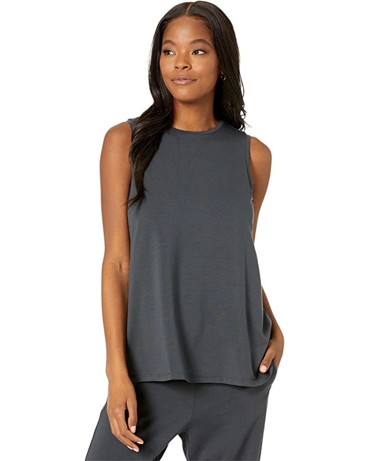 Eileen Fisher Crew Neck Long Shell in Fine Stretch Jersey Knit | Shirts & Tops 5 Eileen Fisher Crew Neck Long Shell in Fine Stretch Jersey Knit | Shirts & Tops - Image 3