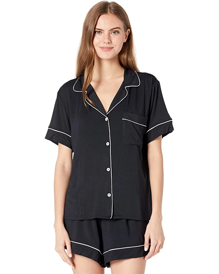 Eberjey Gisele - The Relaxed Short Pajama Set | Sleepwear 5 Eberjey Gisele - The Relaxed Short Pajama Set | Sleepwear - Image 4