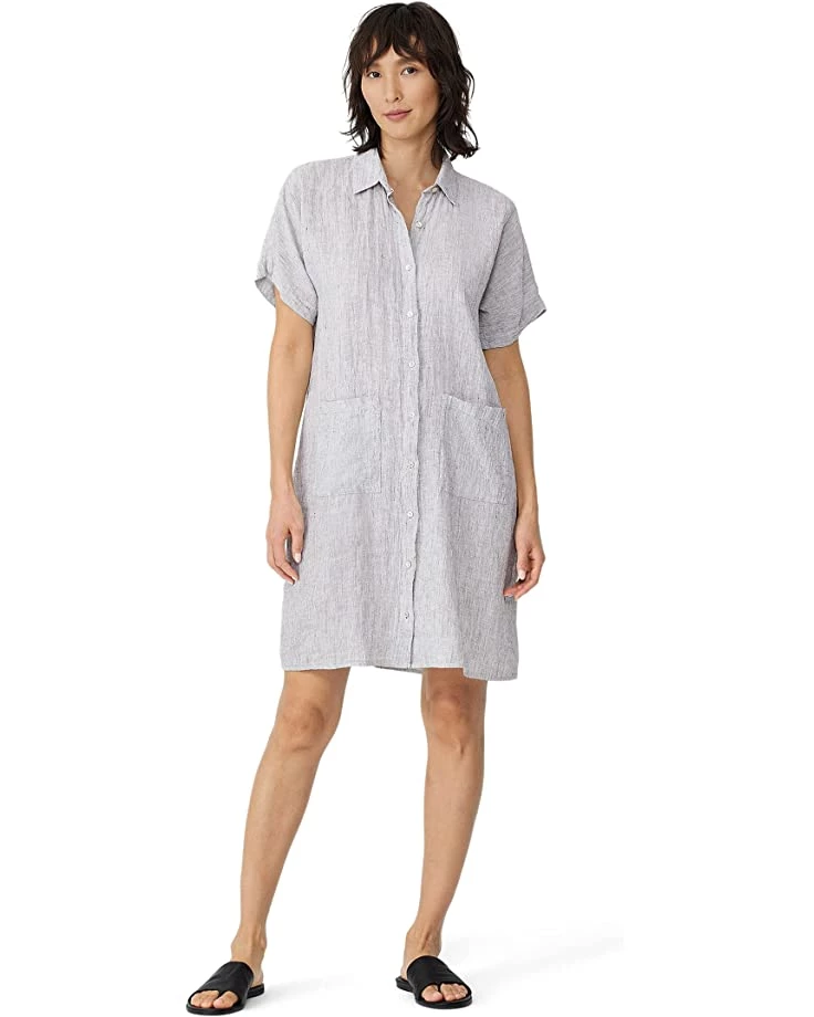 Eileen Fisher Short Sleeve Knee Length Dress | Dresses 3 Eileen Fisher Short Sleeve Knee Length Dress | Dresses