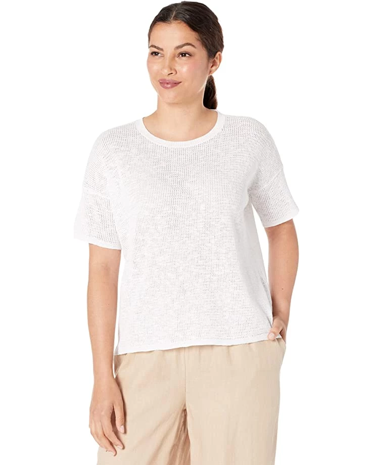 Eileen Fisher Jewel Neck Pullover | Sweaters 7 Eileen Fisher Jewel Neck Pullover | Sweaters - Image 5