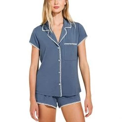 Eberjey Frida - The Whip Stitch Short PJ Set | Sleepwear
