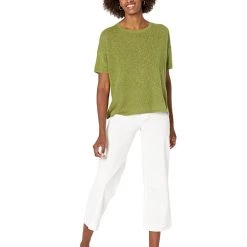 Eileen Fisher Jewel Neck Pullover | Shirts & Tops -Eberjey Shop 71dqpU5b9tL. AC SR736920