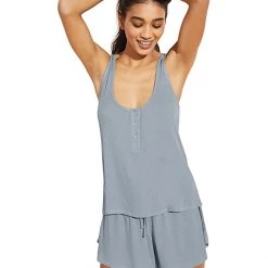 Eberjey Elon - The Henley Tank | Sleepwear -Eberjey Shop 71fYyBqUUaL. AC SR736920