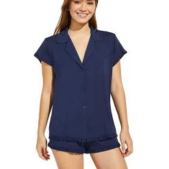 Eberjey Ruthie - The Short Ruffle PJ Set | Sleepwear 7 Eberjey Ruthie - The Short Ruffle PJ Set | Sleepwear -Eberjey Shop 71ff9WgpqHL. AC SR736920
