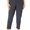 Eileen Fisher Slim Ankle Pants in Washable Stretch Crepe