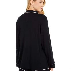 Eberjey Gisele - Long Sleeve Short PJ Set | Sleepwear -Eberjey Shop 71hVOcMne8L. AC SR736920