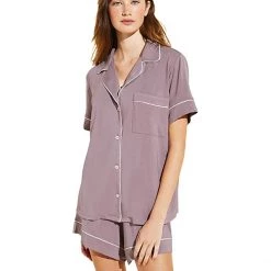 Eberjey Gisele - The Relaxed Short Pajama Set | Sleepwear 18 Eberjey Gisele - The Relaxed Short Pajama Set | Sleepwear -Eberjey Shop 71jr5eku 6L. AC SR736920