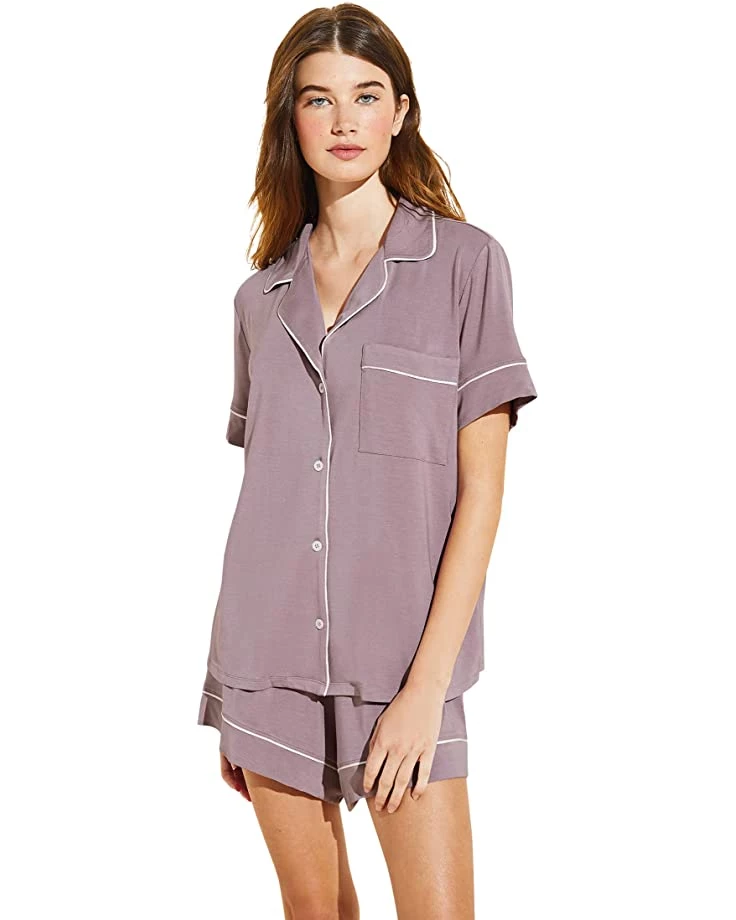 Eberjey Gisele - The Relaxed Short Pajama Set | Sleepwear 4 Eberjey Gisele - The Relaxed Short Pajama Set | Sleepwear - Image 3