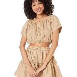 Eberjey Linen Solid Harper Cover-Up | Swimwear