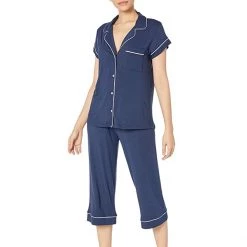 Eberjey Gisele - The Cropped Pajama Set | Sleepwear -Eberjey Shop 71lvln638qL. AC SR736920