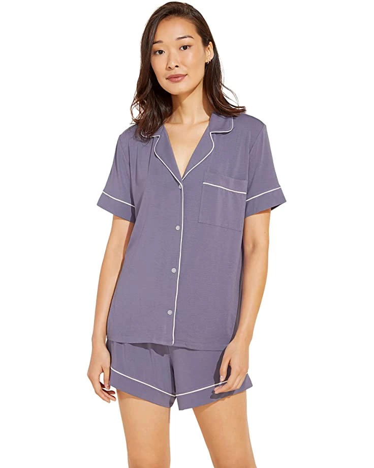Eberjey Gisele - The Relaxed Short Pajama Set | Sleepwear 7 Eberjey Gisele - The Relaxed Short Pajama Set | Sleepwear - Image 6