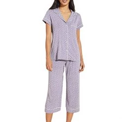 Eberjey Gisele Printed Short Sleeve Crop Pajama | Sleepwear 11 Eberjey Gisele Printed Short Sleeve Crop Pajama | Sleepwear -Eberjey Shop 71p9YizsLtL. AC SR736920
