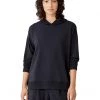 Eileen Fisher Hooded Boxy Long Top | Hoodies & Sweatshirts