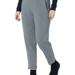 Eileen Fisher Petite Slouch Ankle Pants in Tencel Organic Cotton Fleece
