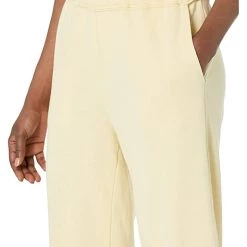 Eileen Fisher Cropped Straight Pants in Organic Cotton French Terry -Eberjey Shop 71s87kqT49L. AC SR736920