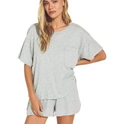 Eberjey Aloe Infused Cotton - The Short Sleeve Tee | Sleepwear