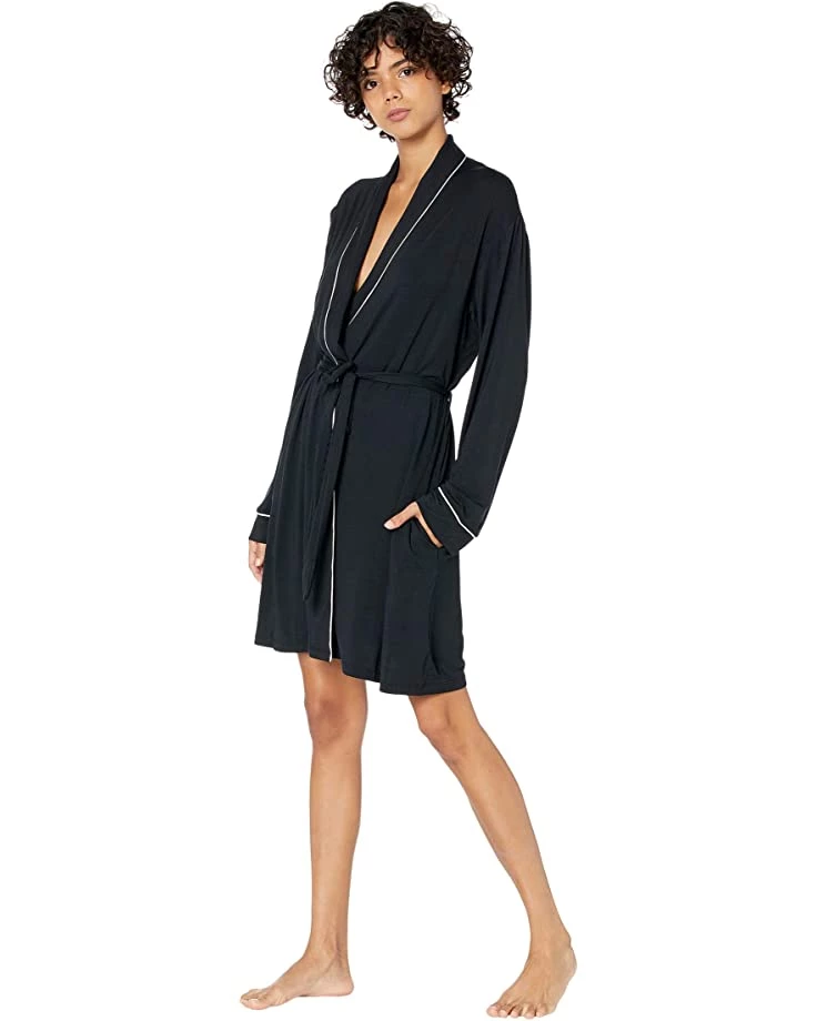 Eberjey Gisele - The Tuxedo Robe | Sleepwear 6 Eberjey Gisele - The Tuxedo Robe | Sleepwear - Image 4