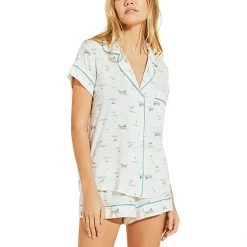 Eberjey Gisele Printed - The Shortie Short PJ Set | Sleepwear 19 Eberjey Gisele Printed - The Shortie Short PJ Set | Sleepwear -Eberjey Shop 71xmf3PskXL. AC SR736920