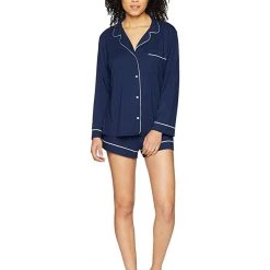 Eberjey Gisele - Long Sleeve Short PJ Set | Sleepwear -Eberjey Shop 819rXWJVaXL. AC SR736920