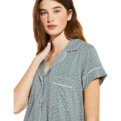 Eberjey Gisele Printed Short Sleeve Crop Pajama | Sleepwear 10 Eberjey Gisele Printed Short Sleeve Crop Pajama | Sleepwear -Eberjey Shop 81E5jmDC79L. AC SR736920