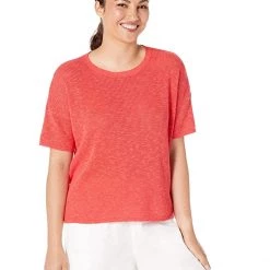 Eileen Fisher Jewel Neck Pullover | Sweaters