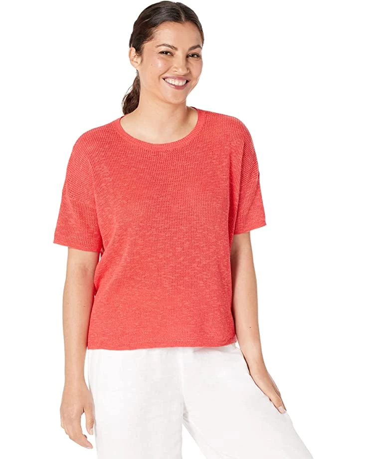 Eileen Fisher Jewel Neck Pullover | Sweaters 3 Eileen Fisher Jewel Neck Pullover | Sweaters