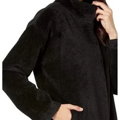 Eileen Fisher Stand Collar Knee Length Coat | Coats & Outerwear -Eberjey Shop 81OlVOyUQvL. AC SR736920