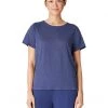Eileen Fisher Crew Neck Short Sleeve Tee | Shirts & Tops -Eberjey Shop 81WDPtjcjcL. AC SR736920