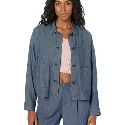 Eileen Fisher Petite Classic Collar Jacket | Coats & Outerwear