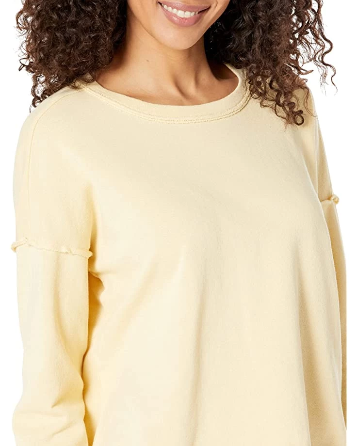 Eileen Fisher Crew Neck Box Top in Organic Cotton French Terry | Hoodies & Sweatshirts 5 Eileen Fisher Crew Neck Box Top in Organic Cotton French Terry | Hoodies & Sweatshirts - Image 3