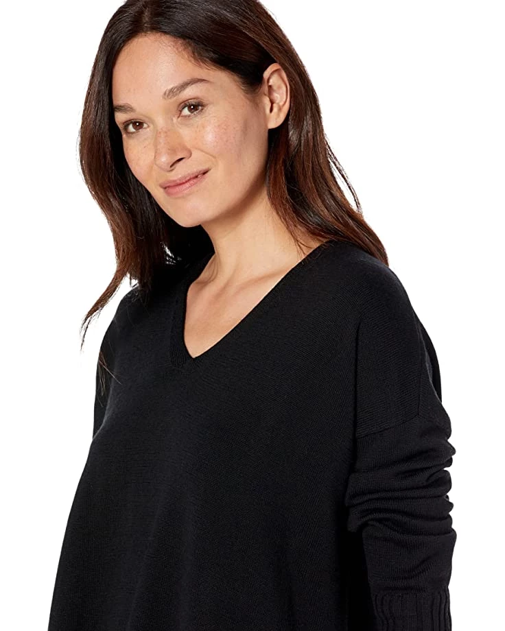 Eileen Fisher V-Neck Box Top | Shirts & Tops 5 Eileen Fisher V-Neck Box Top | Shirts & Tops - Image 3