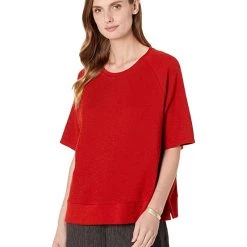 Eileen Fisher Crew Neck Short Sleeve Top | Shirts & Tops