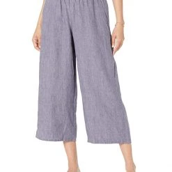 Eileen Fisher Wide Leg Cropped Pants in Washed Organic Linen Delave 11 Eileen Fisher Wide Leg Cropped Pants in Washed Organic Linen Delave -Eberjey Shop 81oexDpH0uL. AC SR736920