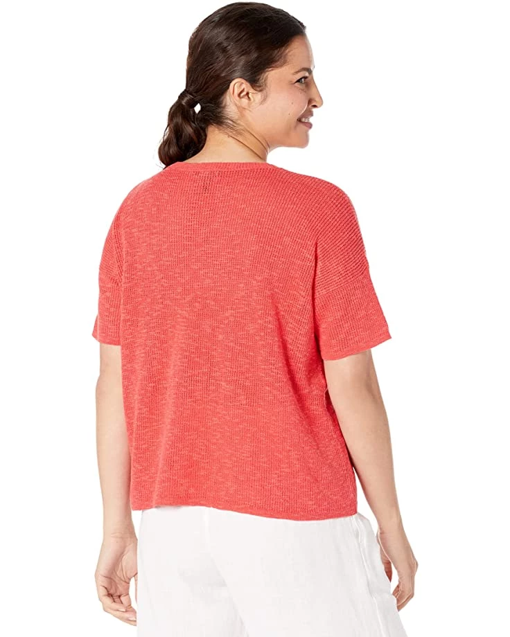 Eileen Fisher Jewel Neck Pullover | Sweaters 4 Eileen Fisher Jewel Neck Pullover | Sweaters - Image 2