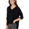 Eileen Fisher V-Neck Box Top | Shirts & Tops