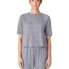 Eileen Fisher Crew Neck Elbow Sleeve Top | Shirts & Tops -Eberjey Shop 91GH2pKScPL. AC SR736920