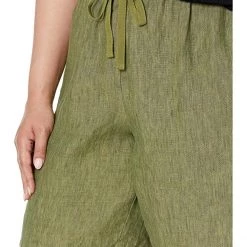 Eileen Fisher Midthigh Shorts w/ Drawstring in Washed Organic Linen Delave 8 Eileen Fisher Midthigh Shorts w/ Drawstring in Washed Organic Linen Delave -Eberjey Shop 91WYTS0qOL. AC SR736920