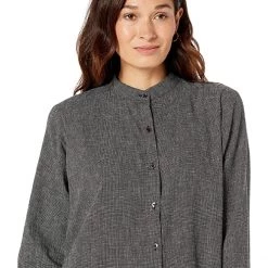 Eileen Fisher Mandarin Collar Shirt | Shirts & Tops 7 Eileen Fisher Mandarin Collar Shirt | Shirts & Tops -Eberjey Shop 91aq0WsJtjL. AC SR736920