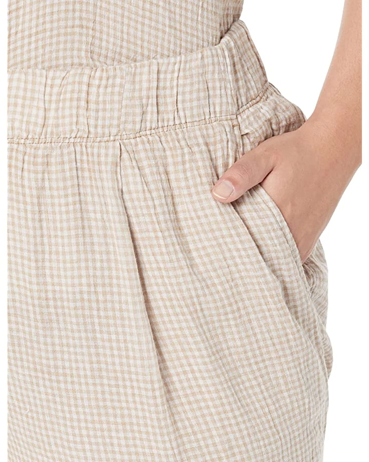 Eileen Fisher Tapered Ankle Pants in Puckered Organic Linen 5 Eileen Fisher Tapered Ankle Pants in Puckered Organic Linen - Image 3